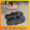 Women's shoes with skirts, soft-soled single shoes, women's 2025 spring and summer new evening wind flats, French bow Mary Jane shoes