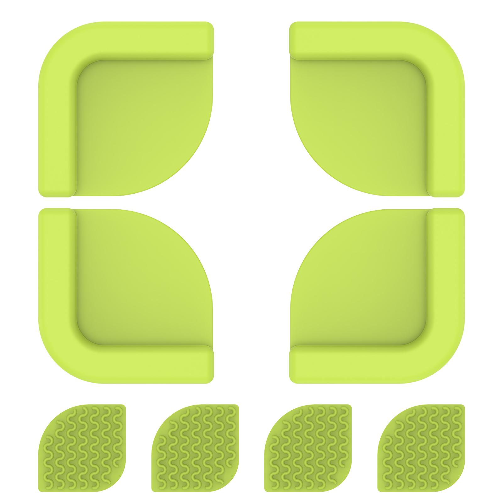 4 Pcs Cutting Board Silicone Feet Large Contact Area 4 Corner Non Slip Pad Non Slip Preventing Cutting Injury Cutting Board Feet