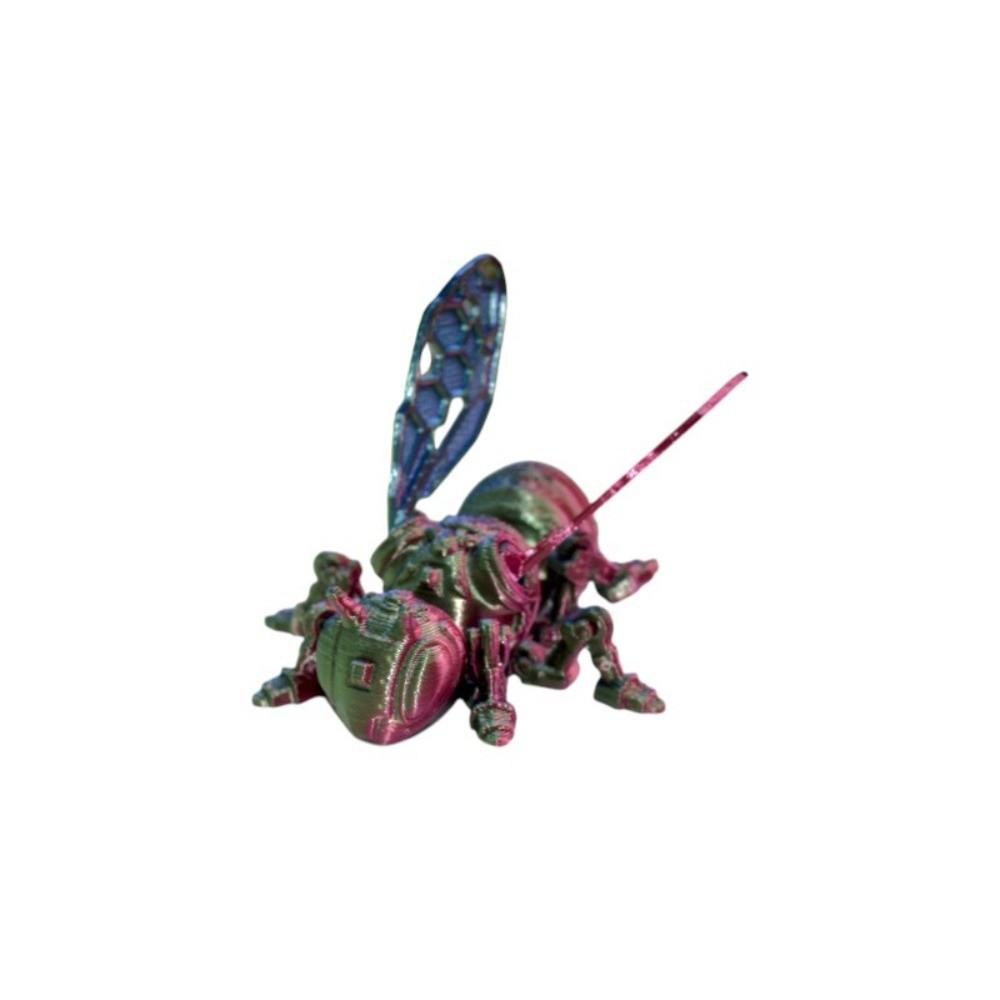 Joint Design 3D Printed Insect Model Multi Color Bee Model Toy Home Decor small