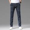 Korea Fashion Men Jeans Cargo Denim Pants Casual Blue Gray Pocket Denim Pants Straight Jean Womens Streetwear