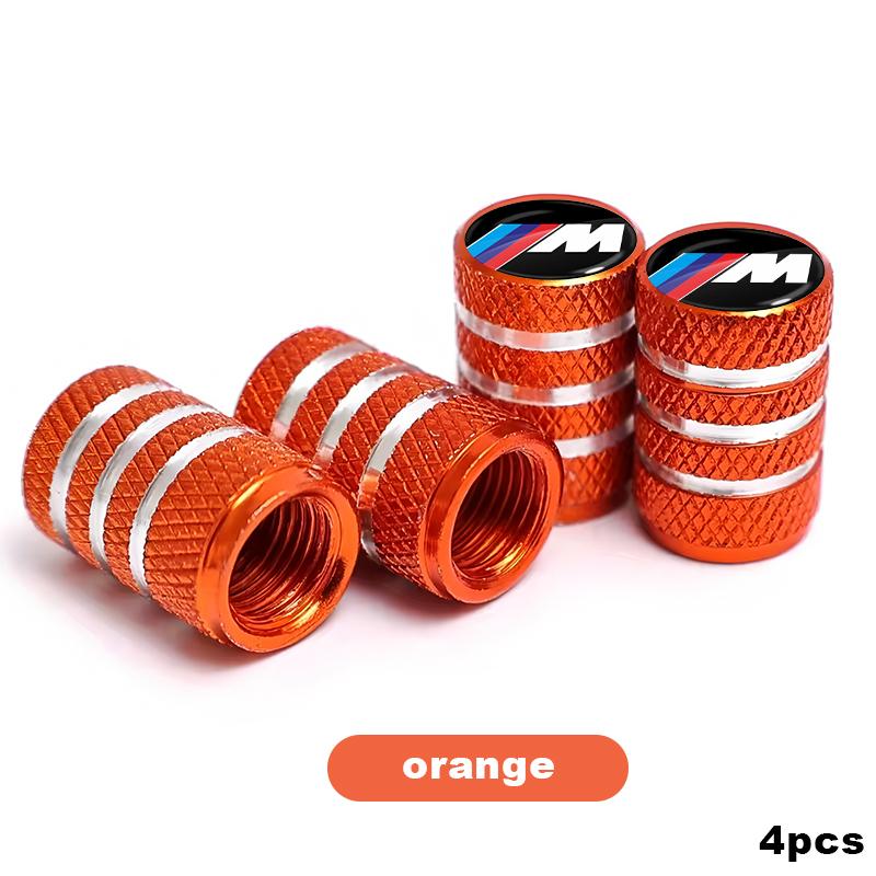 Car Wheel Tire Valve Caps Tyre Stem Covers Airdust Waterproof For BMW M E34 E36 E60 E90 E46 E39 E70 F10 F20 F30 X5 X6 X1 M3 M5