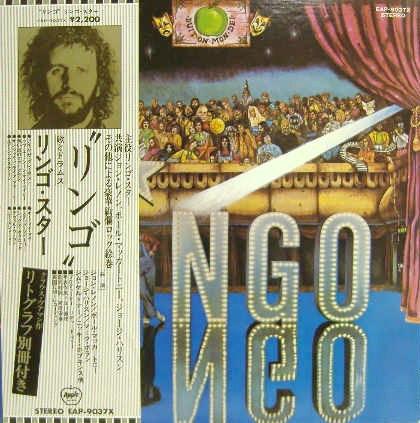 Виниловая пластинка RINGO STARR Ringo EAP9037X EMI 1973 Япония Рок Б/у