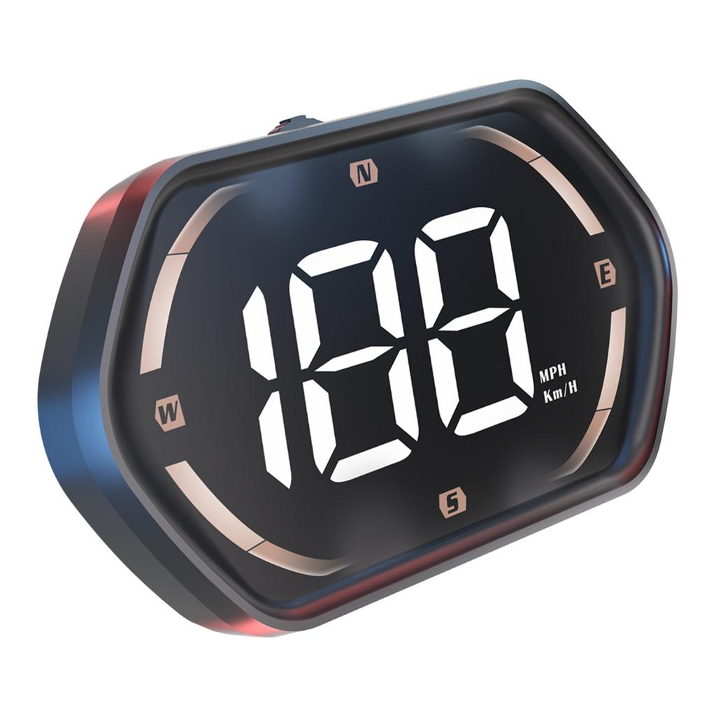 Car Hd-Up Display, GPS meter With MPH/ , Overspeed Alarm, Auto Brightness Adjustment, Plug and Play for All Vehicles