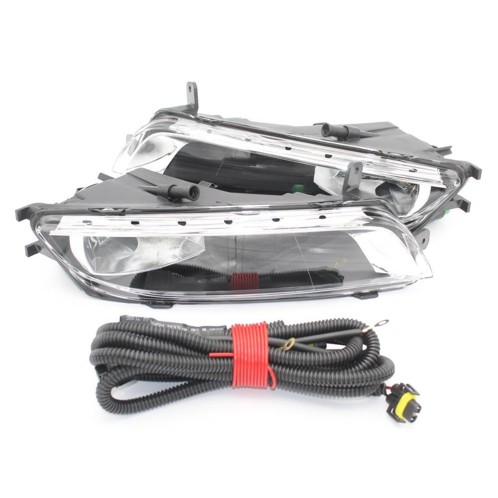 Car Light For VW Passat CC 2012 2013 2014 2015 2016 2017 Car-Styling Front Halogen Fog Light Fog Lamp Or Wire Harmness