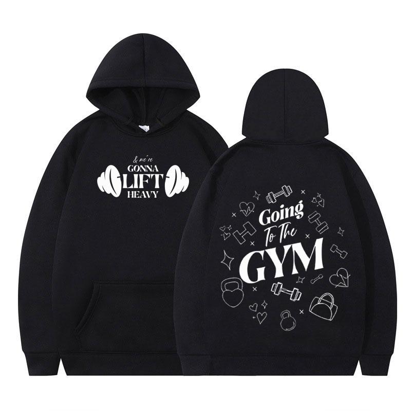 

Going To The Gym Funny Fashion Print Hoodie Unisex Fashion Clothing Pullover Autumn Winter Casual Oversized Hooded Sweatshirts 3XL