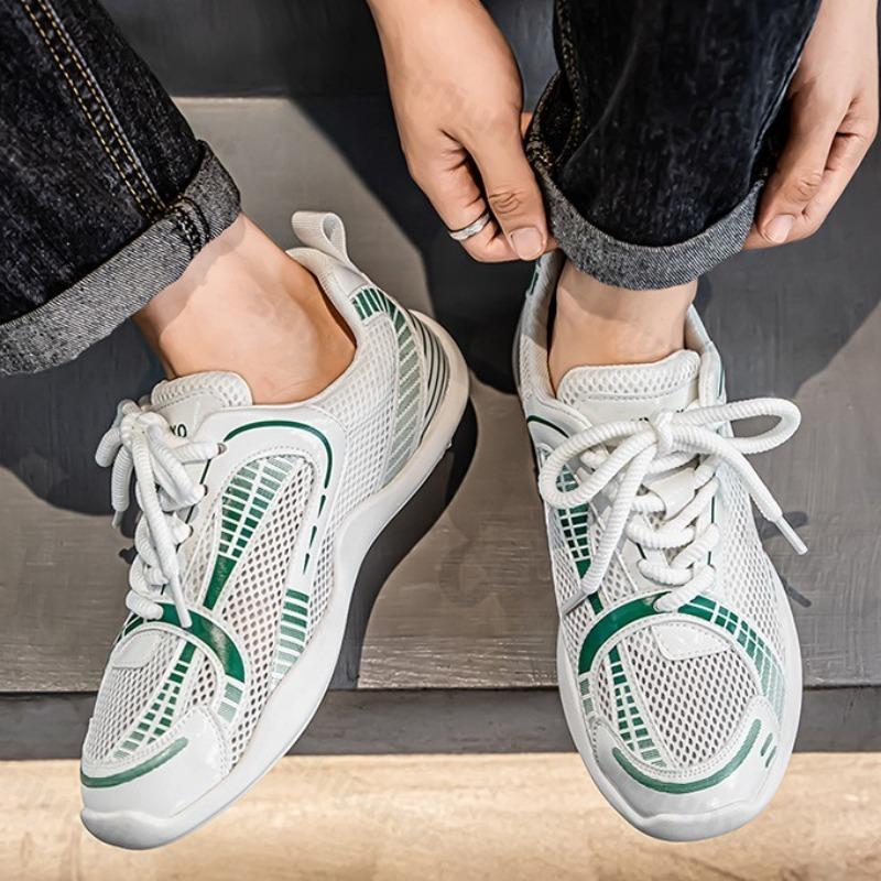 Fashion Fashion Trend Casual Low Top Sports Shoes for Men 2025 Autumn New Mesh Breathable Soft Soled Comfortable Versatile Flat Sneakers