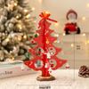 Mini Wooden Christmas Tree Decoration
