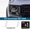 Premium TPU PPF für Haval Dargo 2026-2026 Hochglanz Rauchschwarz Vorgeschnittenes Scheinwerferabdeckungs-Kratzfestes Schutz-Vinyl-Wrap-Kit