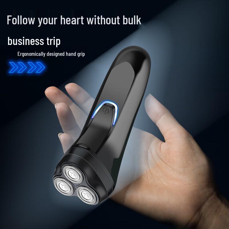 Men's Rechargeable 3-Head Electric Shaver CN plug (adapter included)