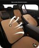 All-Season Penguin Cartoon Seat Cushion for Peugeot 408, 408X, 508, 4008 - Cotton Linen Design for Women