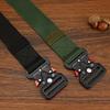 Cinturón para Hombre Outdoor Caza Táctico Cinturón de Hombre Multifuncional Combate Supervivencia Alta Calidad Lona Nailon Cinturón de Hombre Cinturón Deportivo