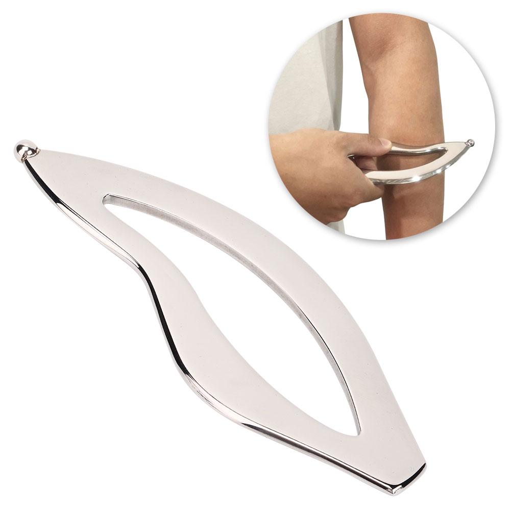 Stainless Steel Massage Plate Body Scraping Guasha Board Muscle Release Physical Therapy Tool