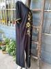 Rayon Embroidered Long Beach Robe Cover-up