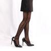 Stylish Comfortable 30D Sheer Silky Tights Side Floral Jacquard Patterned Sexy See Through Pantyhose Stockings for Women