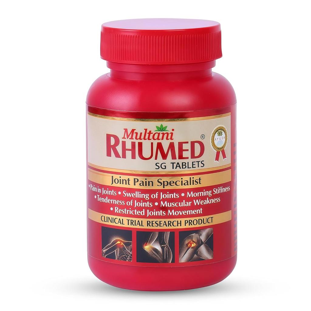 Multani Rhumed SG Tablets 60 Count Ayurvedic Tablets Daily Wellness Support Easy To Take Tablet Format 1 Pack