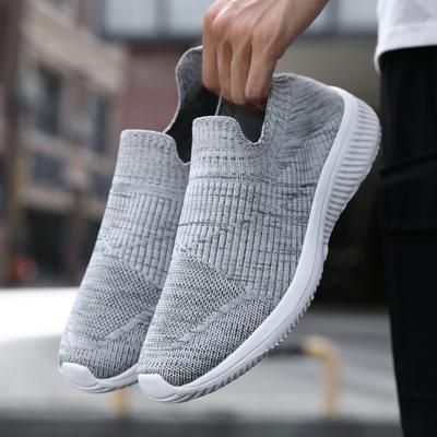 Sommer Herren Sportschuhe trendige Mesh Laufschuhe Freizeit Schuhe große Größe Fly-Woven Mesh Herrenschuhe