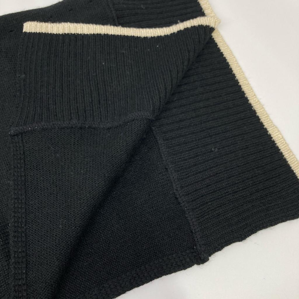 OLLEBOREBLA 329083 Pig Stone Bijou Patch Knit Dress *There Is No Size Notation. blackUsed