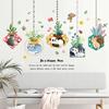 Kids Room Wall Stickers Cartoon Nursery Decoration Self Adhesive Removable Decor for Kindergarten Baby Bedroom Classroom