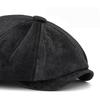 Autumn Winter Warm Beret Men Octagonal Cap British Vintage Cap Painter's Cap Newsboy Cap