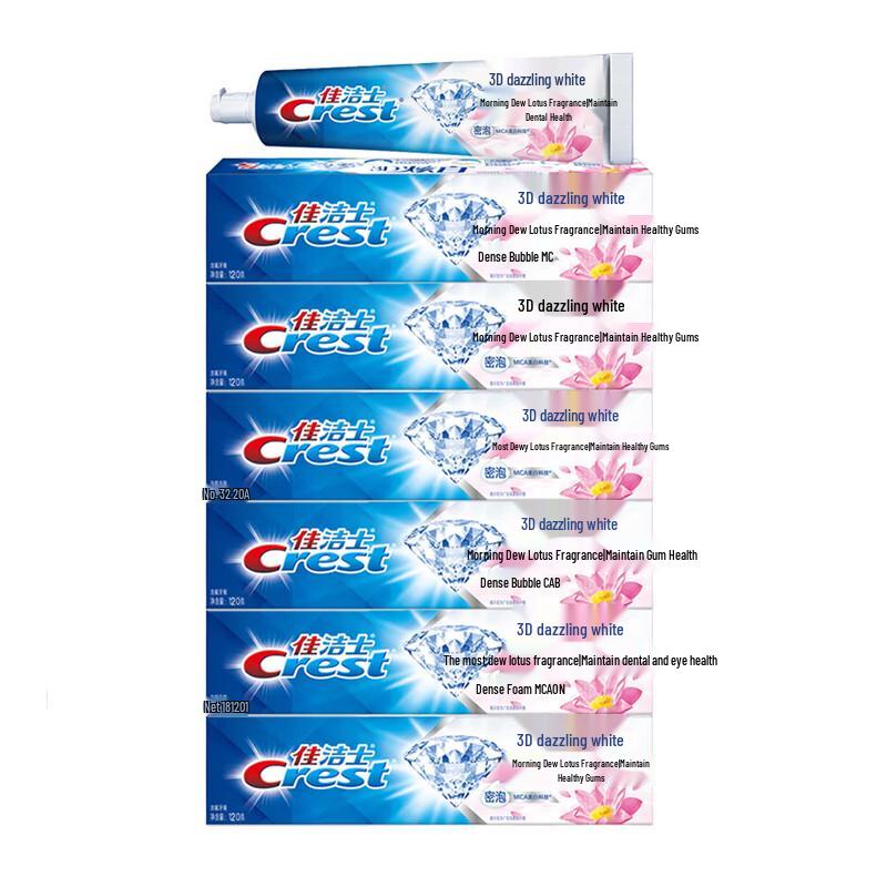 Crest 3D White Morning Dew & Lotus Toothpaste