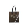 Crystalia Commuter Fashion Classic Monogram Print Tote Bag Women Tote Bags Brown 6301348