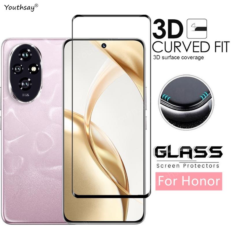 Vollschutzglas für Honor 200 Displayschutz Honor 200 Gehärtetes Glas 3D Schutzfolie für Honor 200