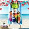 Hero of the Happy Town 2D Flat Print Beach Towel, Large Soft Quick Dry Towel for Beach Camping SwimmingDSTJ0925307