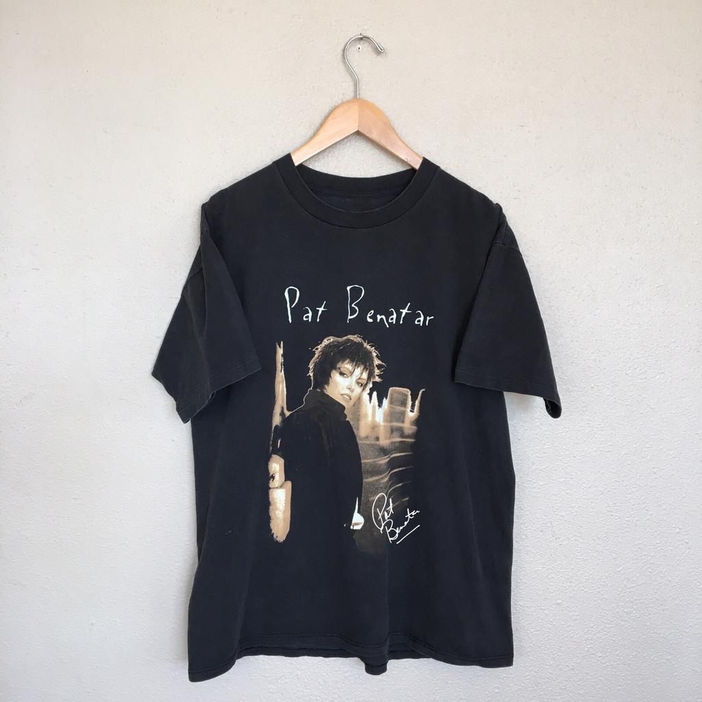 World Tour Pat Benatar Tee Shirt Black Men Unisex S-345XL