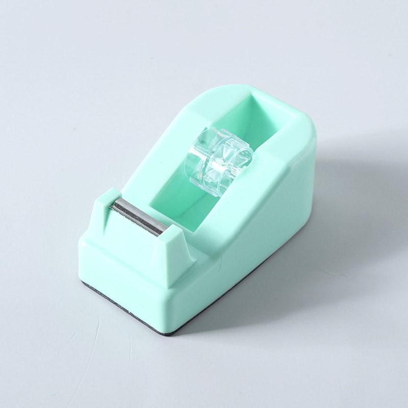 Macaron Color Compact Tape Dispenser - Creative Desktop Office Cutter