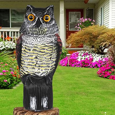 Fake Owl Decoy Shake Head Owl Decoy To Scare Birds Away Scarecrow Fake Owl Outdoor Garden Decoration Owl Decoy To Scare Birds