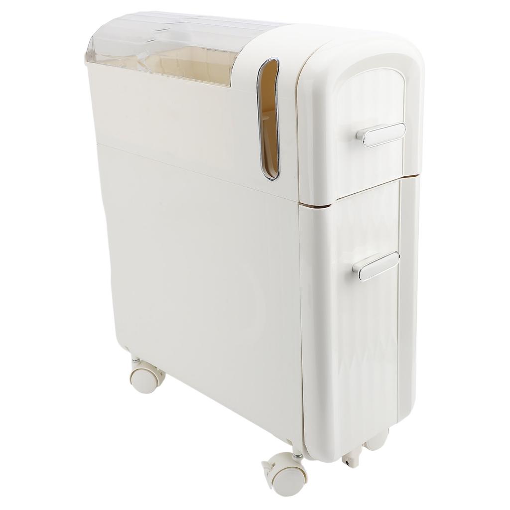 Narrow Storage Cabinet Multipurpose Modern Simple Design Drawer Type 2 Tier Slim Bathroom Storage Cabinet for Bathroom Kitchen