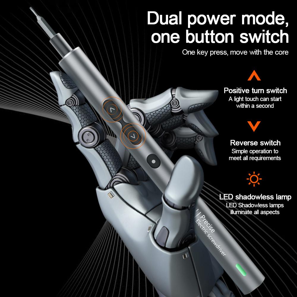 Latest Electric Precision Screwdriver Combo Set Rechargeable Screwdriver Mobile Phone, Laptop, Watch, Game Console Repair Tools
