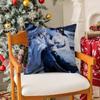 Classical Handsome Wu Xin Man Pillow Case Silky Short Plush With Invisible Zipper Dustproof Sofa Cushion Cover For Home Decor