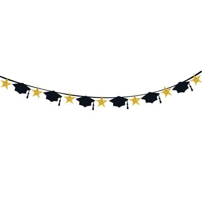New 4Pcs Graduation Banner, We Are So Proud Of You Graduation Banner Bunting Set