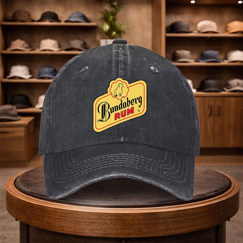 A Bundaberg Rum Printed Baseball Cap a Casual Duckbill Hat Stylish And Adjustable for Outdoor Use Suitable for Travel And Bea