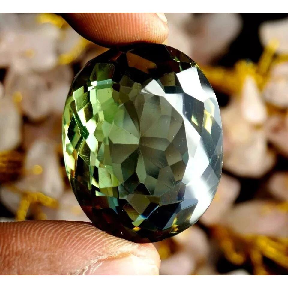 Beautiful Oval Color Change Alexandrite Shiny Natural 75 Ct+ Certified Gemstone