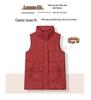 Women's High-End Mid-Length Loose Down Vest - Fashionable Plus Size for Autumn/Winter