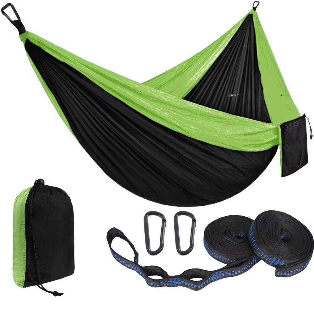 Ultra-light and Foldable Portable Hammock for Outdoor Use, with a Swing Attachment Device for Hiking and Camping Adventures