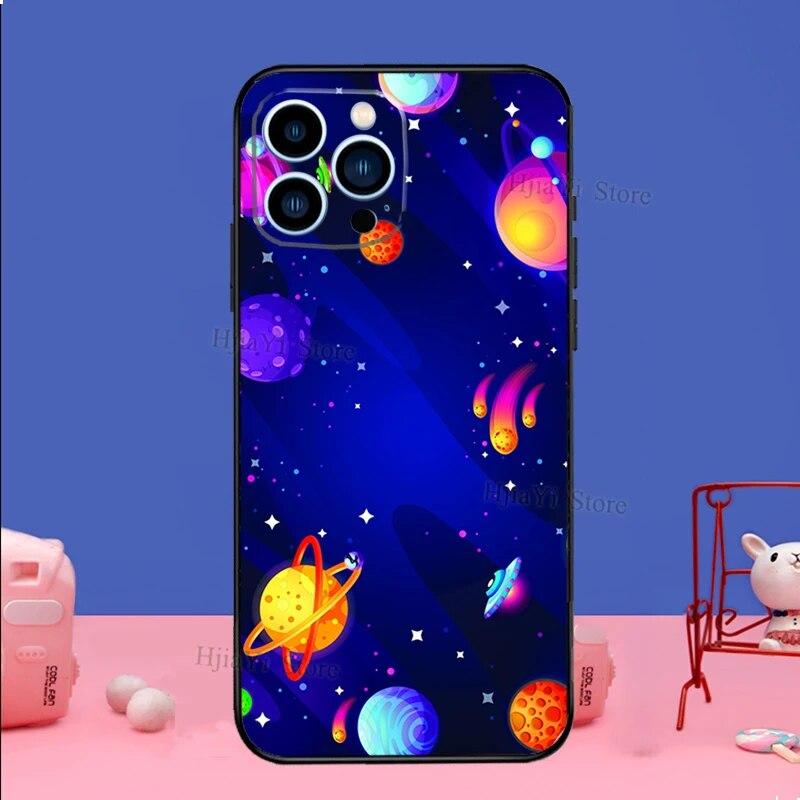Magic Space Planet Phone Case For iPhone Samsung Galaxy Redmi Xiaomi Oppo OnePlus Note S A 7 8 9 10 11 12 13 14 20 21 22 23 53 54 Pro Max Plus Ultra