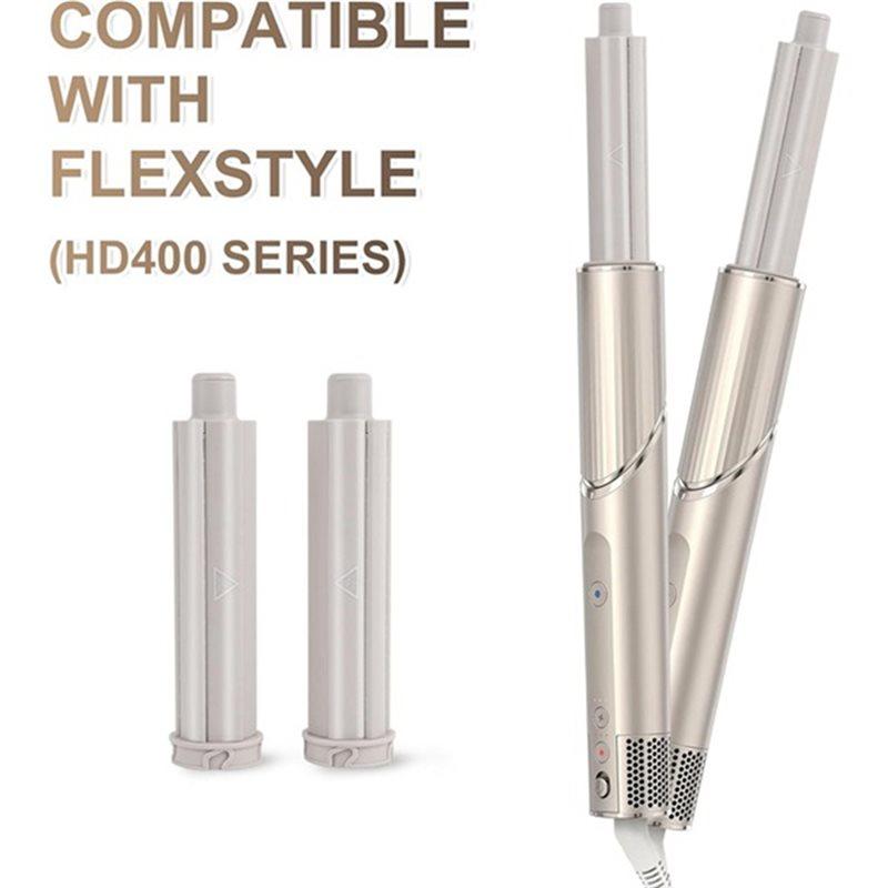 LITE-For Shark Flexstyle(HD400 Series) Curling Iron Accessory Auto-Wrap Curlers Oval Brush Waves& Smoothing Blow Brush Tool