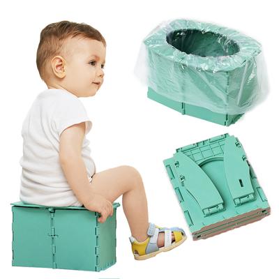 Tragbarer Baby-WC-Toilettensitz für Jungen und Mädchen, Toilettenschüssel, faltbarer Töpfchen-Trainingstopf, Reisetöpfe für den Außenbereich, Kindersitz, Babytöpfchen
