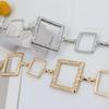 Square Belt Women'S Dress Shirt Suit Decoration Waist Hook Metal Waist Chain Women