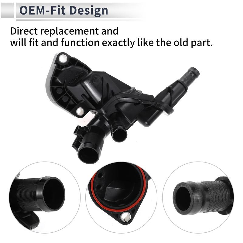 X Autohaux Engine Coolant Thermostat Housing Assembly for RENAULT CLIO IV 0.9 TCe 2018-
