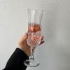 Elegant Crystal Wine and Cocktail Glass Set: High-Stemmed Red Wine, Champagne, and Cocktail Glasses.