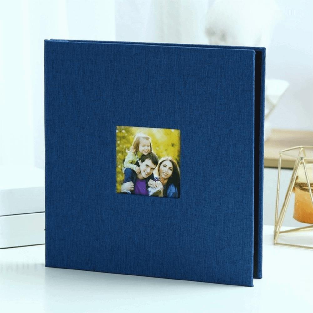 Large Capacity DIY Photo Book Linen Cover Memory Book Photobook Album  Family Photos