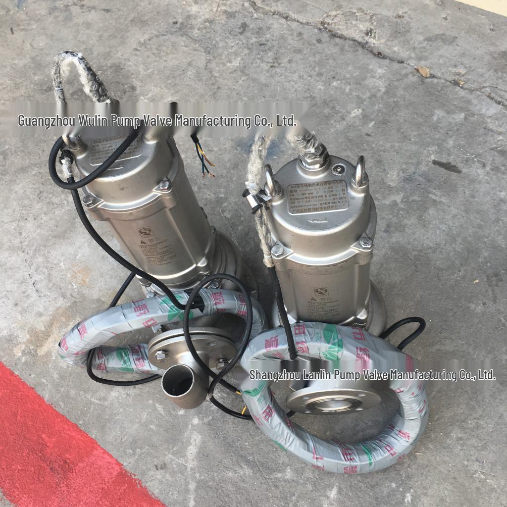 65WQ25-30 Non-Clogging 4kW Submersible Sewage Discharge Electric Pump