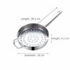 Stainless Steel Filter Spoon Large Hole Food Strainer Multi Purpose Strainer Sieve Design Ladle Food Strainer Sieve Home