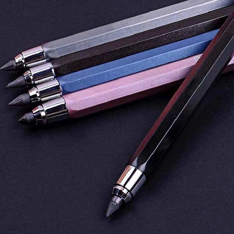 5.6mm Metal Mechanical Pen 2b/4b/6b/8b Pencil Refill Art Painting Drawing Writing Tool School Stationery Sketch Automatic Pencil