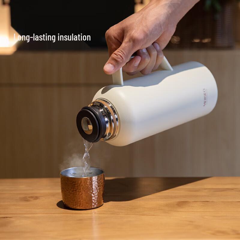 MEIISEO 316 Stainless Steel Portable Travel Tea Brew Pot