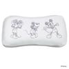 MORIPiLO Morishita Memory Foam Pillow Mickey Mouse 15x31cm Waist Rest Back Support Stuffed Toy Cushion Disney Character Goods Pastel Gray 4621191